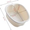 Foot Soaking Bath Basin: Plastic Foot Spa Basin for Soaking