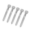304 Stainless Steel Half Thread Bolt Wood Hex Lag Screws