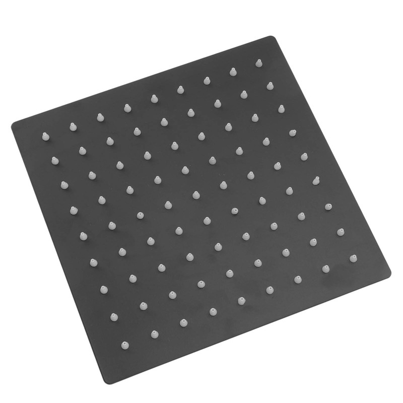 Stainless Steel Rainfall Shower Head Bathroom Square Top Ceiling Mount