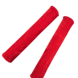 Soft Velvet Fridge Door Handle Cover Antiskid Protector Kitchen Appliance Decoration, Red