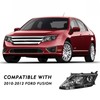 TUSDAR Projector Headlight Assembly Set for 2010 2011 2012 Ford