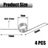 LvYiLinggg 4pcs 0.6*7mm Torsion Spring Trash Can Adjustable 3 Coil