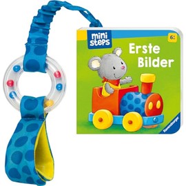ministeps: Mein buntes Rassel-Buggybuch: Erste Bilder: Ab 6 Monaten