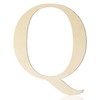 Large Wooden Letters 12 Inch Paintable Wooden Letter Q for