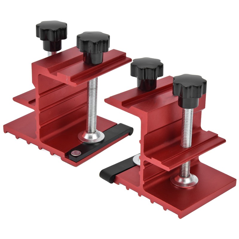 2Pcs Pocket Hole Jig Aluminum Alloy Anodized Woodwork Joint Angle
