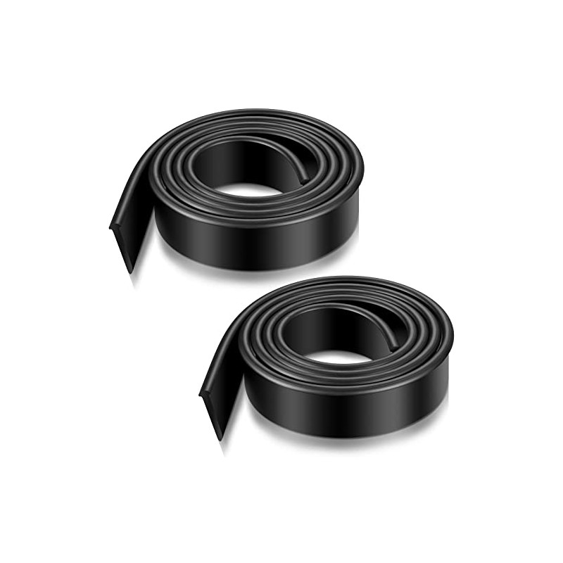 Tondiamo 72 Inch Black Shower Door Rubber Seal Strip