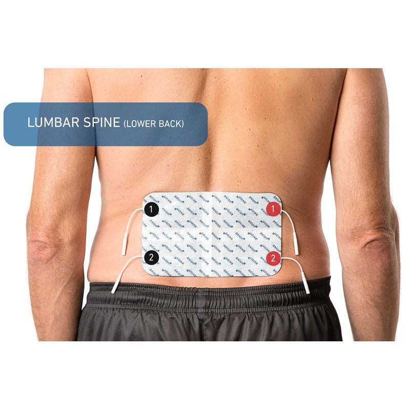 Extra big Electrode lumbar Pad - 22x10cm - Compatible to