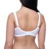 frugue Comfort Wireless Non Wired Support Bra White 42 D