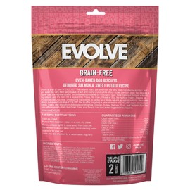 Evolve Grain Free Deboned Salmon and Chickpea Dog Biscuits