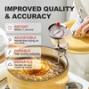 Telead Candy Thermometer Waterproof - Oil Thermometer for Frying with