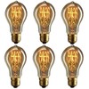 CTKcom A19 Vintage Edison Bulbs,E26 120V 40W Amber Warm Dimmable
