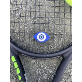 2 - Amortiguador de bibracion de raqueta de tenis - ojo de la suerte -2 unidades