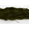 100g Recycled Sari Silk Yarn Hand-spun Olive Green Soft Yarns