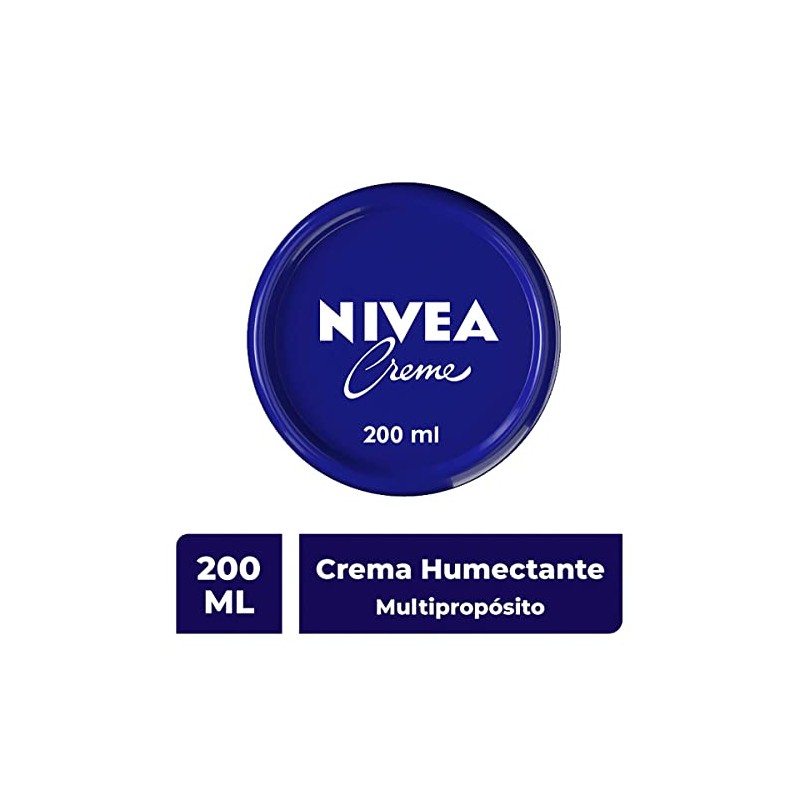 NIVEA Creme (200ml), crema humectante de larga duración para el