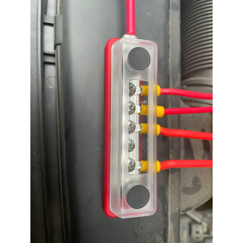 Gloaso 100A Common Bus Bar with 5 x #8/32 Screw