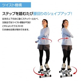 TIGORA Stepper with Twist Function, Quiet, Space Saving, Easy Model