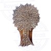 Paper Wood Stamp Large Leafy Tree Design Big Printing Block