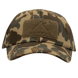 Rothco X Bear Archery Fred Bear Camo Tactical Operator Cap – Camouflage Baseball Hat with Adjustable Back and Patch Field Loops