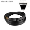 sourcing map B-51 V-Belt 51 Inch Pitch Length, B-Section Rubber
