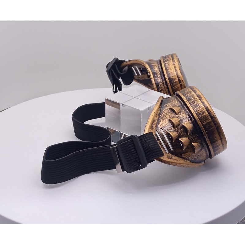 RuiJinGen Kaleidoscope Steampunk Goggles Rave Glasses Rainbow Prism Diffraction EDM