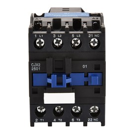 Heschen AC Contactor, CJX2-2501, 24V 50/60Hz Coil, 3P, 3 Pole, Normally Closed, Ie 25A, Ue 380V