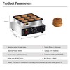 Mini Pancakes Maker Machine, Dutch Mini Pancake Griddle, 9 Holes
