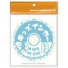 牛乳瓶フタ風 KIDS IN CAR ステッカー 子供が乗ってます キッズインカー（KIDS/ブルー）