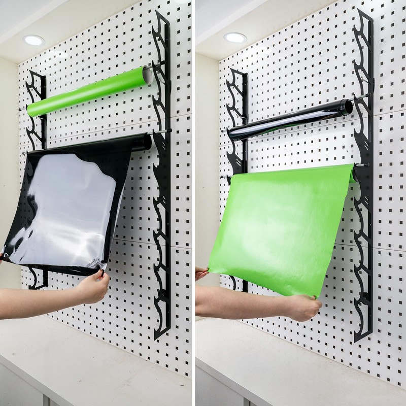 FOSHIO Vinyl Roll Holder for Pulling 10 Rollers of Vinyl,