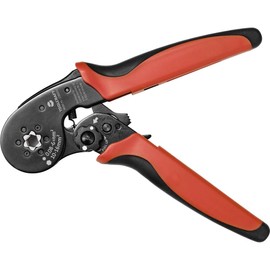 Toolcraft Crimping Tool, Crimping Tool, Crimping Pliers, Wire End Ferrule Pliers, Carbon Steel, Quick Adjustment, Electrical Installation