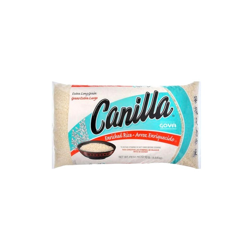 Goya Canilla Extra Long Grain Rice, 10 Pound, 2-Pack