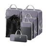 NMNGB Compression Packing Cubes for Carry on Suitcase, 6 Set