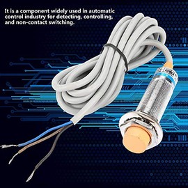 FTVOGUE Sensor de proximidad Capacitivo Interruptor 3 Cables NPN NC Sonda Detector Industrial Control automático Voltaje de Trabajo LJC18A3-B-Z/AX