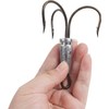 Snagging Hooks 3PCS Fishing Snagging Weighted Treble Hooks Large Treble
