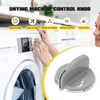BLUE ELF 2pcs WH01X10462 Dryer Control Knob with Reinforced Metal