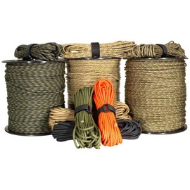 West Coast Paracord Ultimate Wilderness Survival Cord - Black (10 Feet)