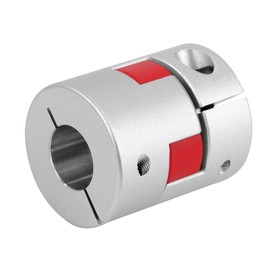 8mm to 12mm Aluminum Plum Flexible Shaft Coupling, D30 L35 Flexible Coupling Claw Coupling for 3D Printer CNC Machine and Servo Step Motor