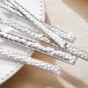 KINGSTONE 12 Piece Hammered Dinner Forks Set, 18/10 Stainless Steel