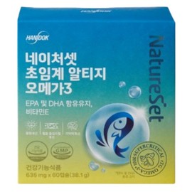 Partner_Reference NatureSet Supercritical Altige Omega 3 60 tablets 1 unit / 네이처셋 초임계 알티지 오메가3 60정 1개