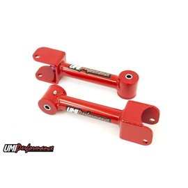 UMI Performance 3016-R GM G-Body Rear UMI Perf. Upper Non Adjustable Control Arm Pair - Red