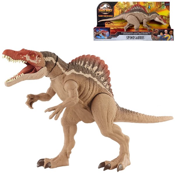 Mattel Jurassic World HCG54 Bite! Spinosaurus, Total Length: 21.7 inches (55 cm), Ages 4 and up