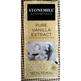Pure Vanilla Extract in Easy to Pour Bottle - 2 Fl. Oz., 59ml by Stonemill Essentials