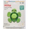Nûby Nuby Teethe N Pop Sensory Play Teether Green Turtle
