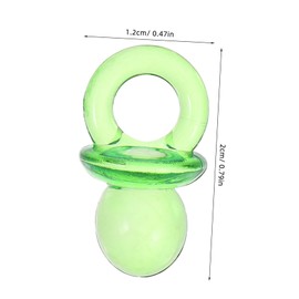 SHOWERORO Miniature Pacifiers for Decorations Adorable Shower Favors Table Scatter and Present Bag Fillers for Boy Girl Celebrations Total