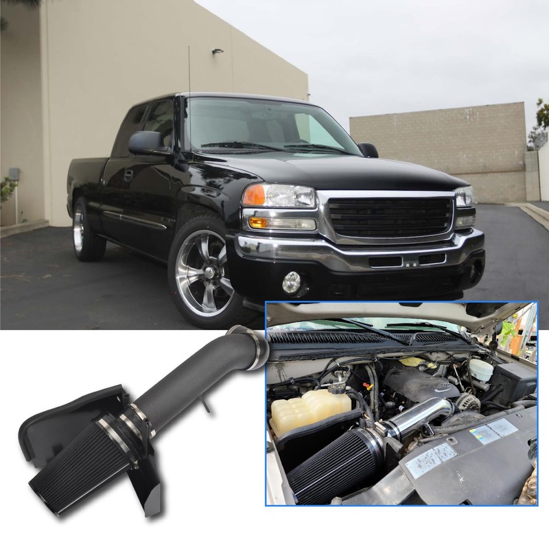 GESEXI 4" Cold Air Intake System + Heat Shield Compatible