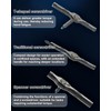 24-in-1 Magnetic T-Handle Ratchet Screwdriver Set, 24 S2 Bits
