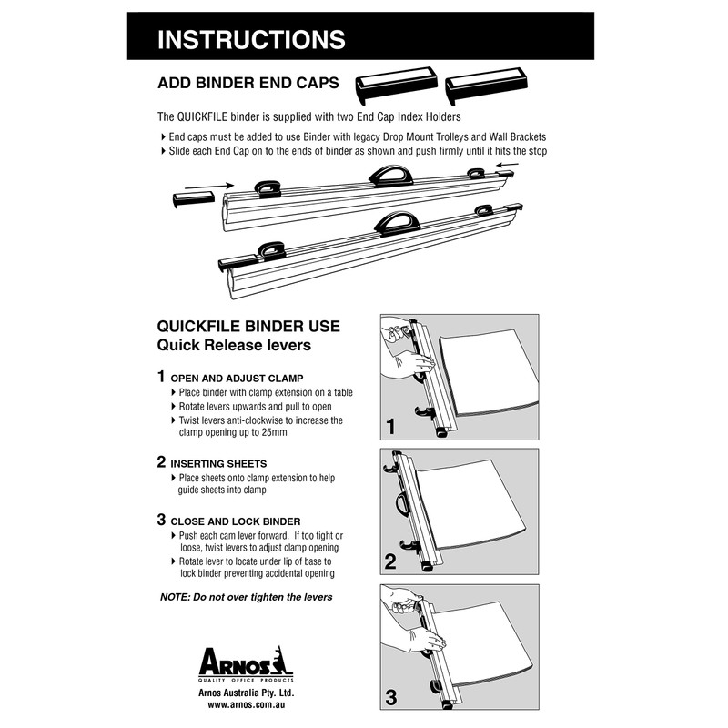 Hang-A-Plan, 24-30 Inches Quickfile Hanging Clamp, Black, Holds up to