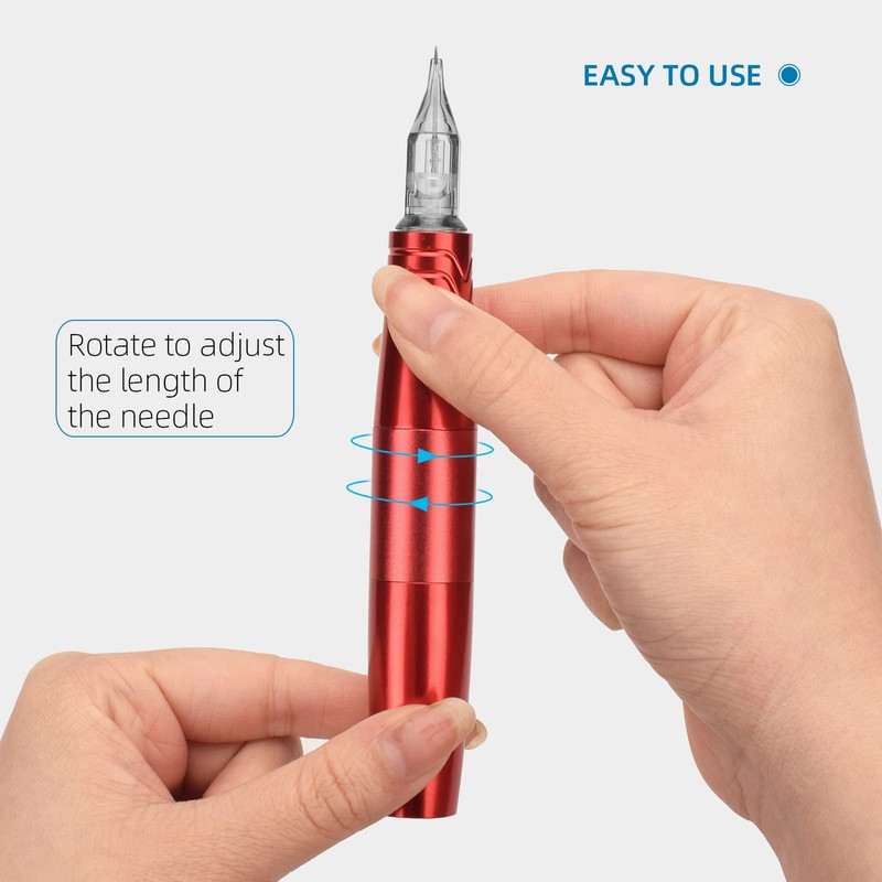 ATOMUS Red 16mm Tattoo Pen Machine Coreless Motor Rotary Machine