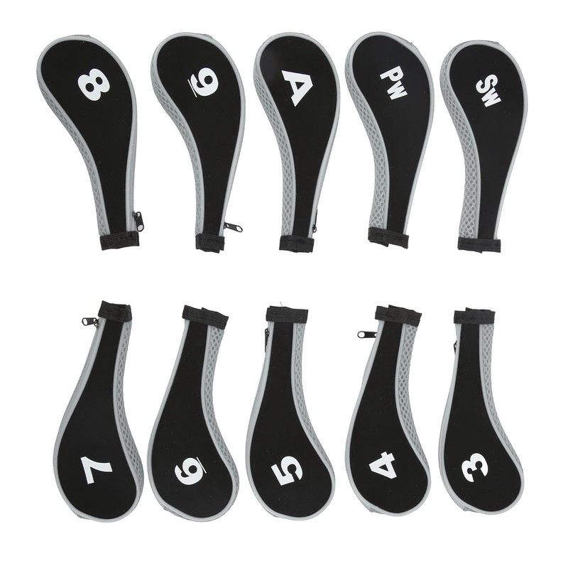 10Pcs Golf Club Head Cover Neoprene Golf Head Cover for