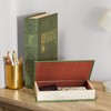 The Lakeside Collection Decorative Book Box - Secret Hiding Place
