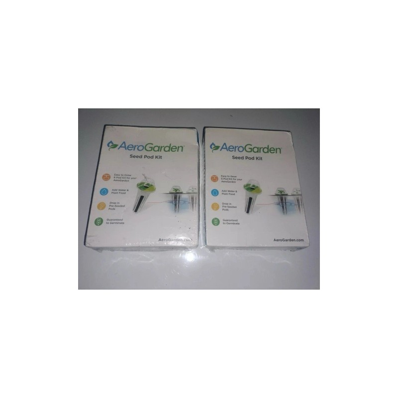 AeroGarden 2 Boxes AeroGarden Salsa Garden 6-Pod Seed Kit Red